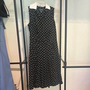 Black and White Polka Dot Dress